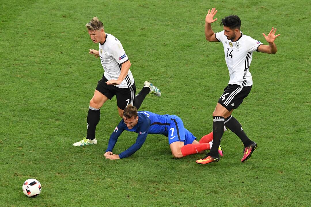 Euro 2016: Prancūzija - Vokietija 2:0