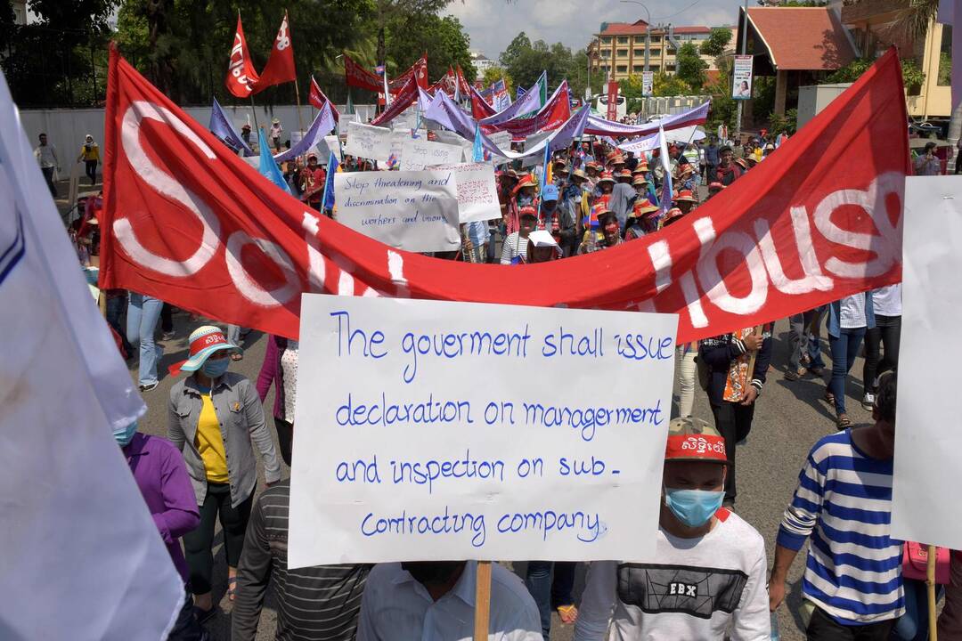 Tarptautinės darbo dienos protestai pasaulyje