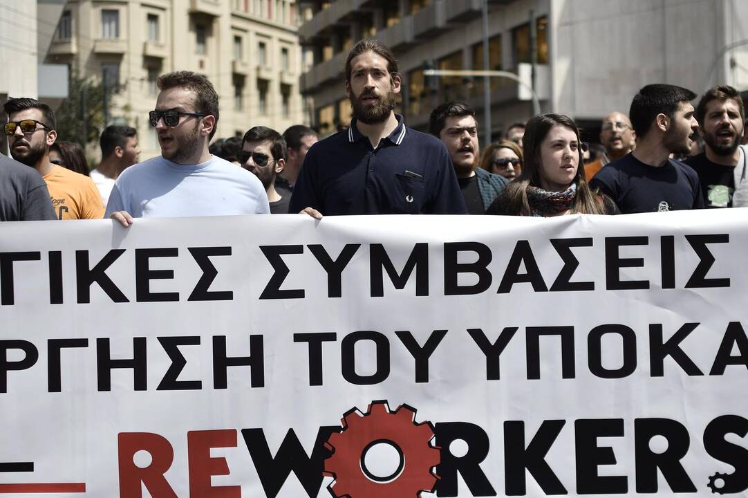 Tarptautinės darbo dienos protestai pasaulyje