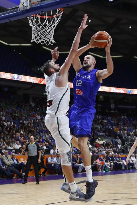 Europos krepšinio čempionatas: Lietuva - Italija 78:73