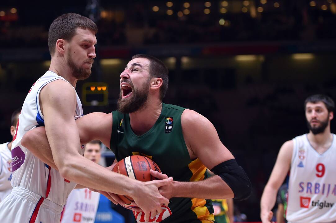 Europos čempionato pusfinalis: Lietuva - Serbija 67:64