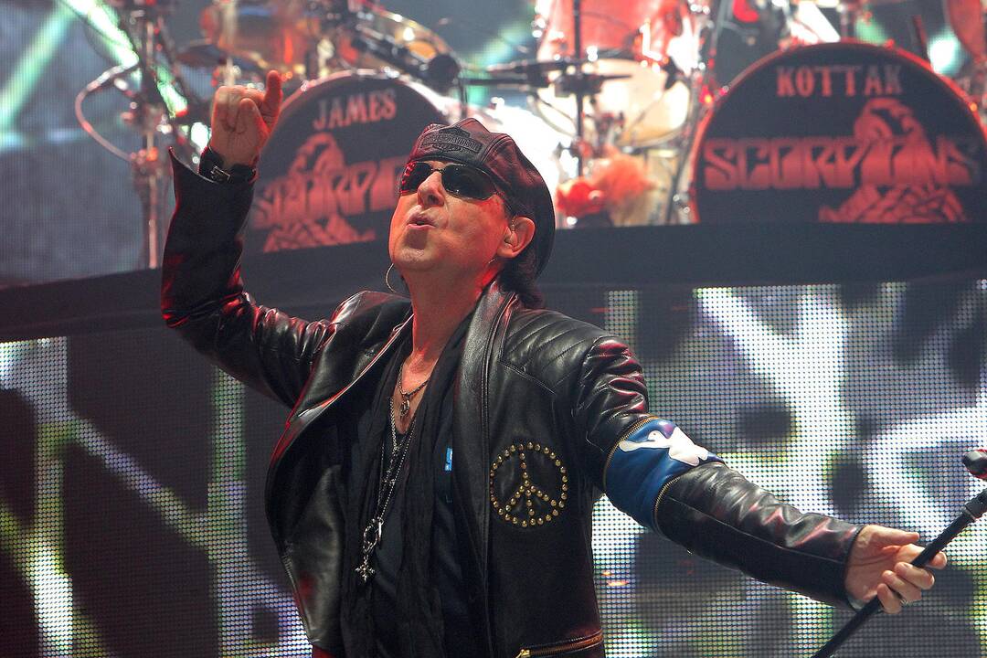 Kaune, „Žalgirio arenoje“ koncertavo legendiniai rokeriai „Scorpions“.