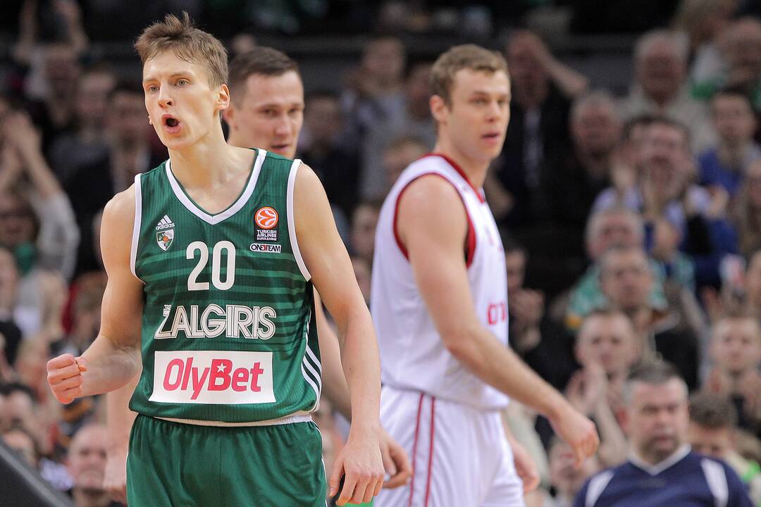 Eurolygos TOP-16 rungtynėse Kauno „Žalgiris“ 75:73 įveikė Bambergo „Brose Basket“ (Vokietija).