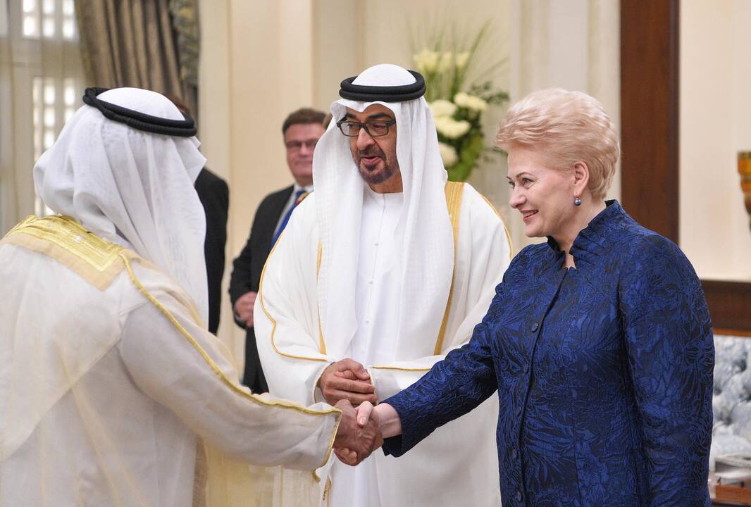 D. Grybauskaitė vieši Jungtiniuose Arabų Emyratuose