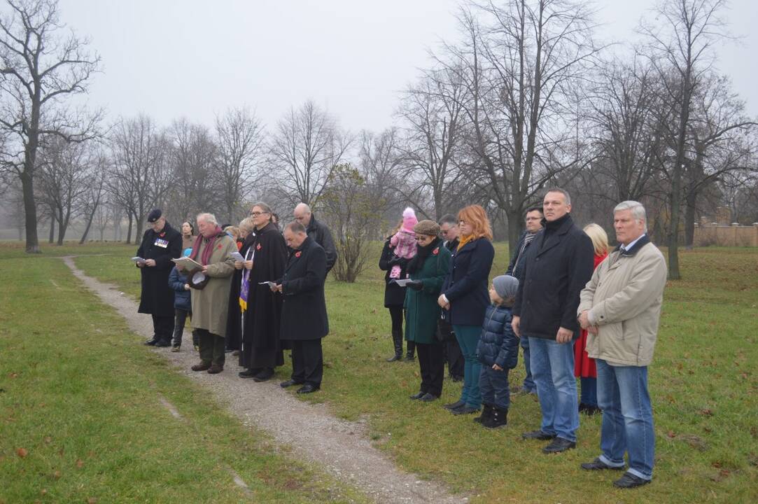 Karių pagerbimas Klaipėdos Vitės kapinėse