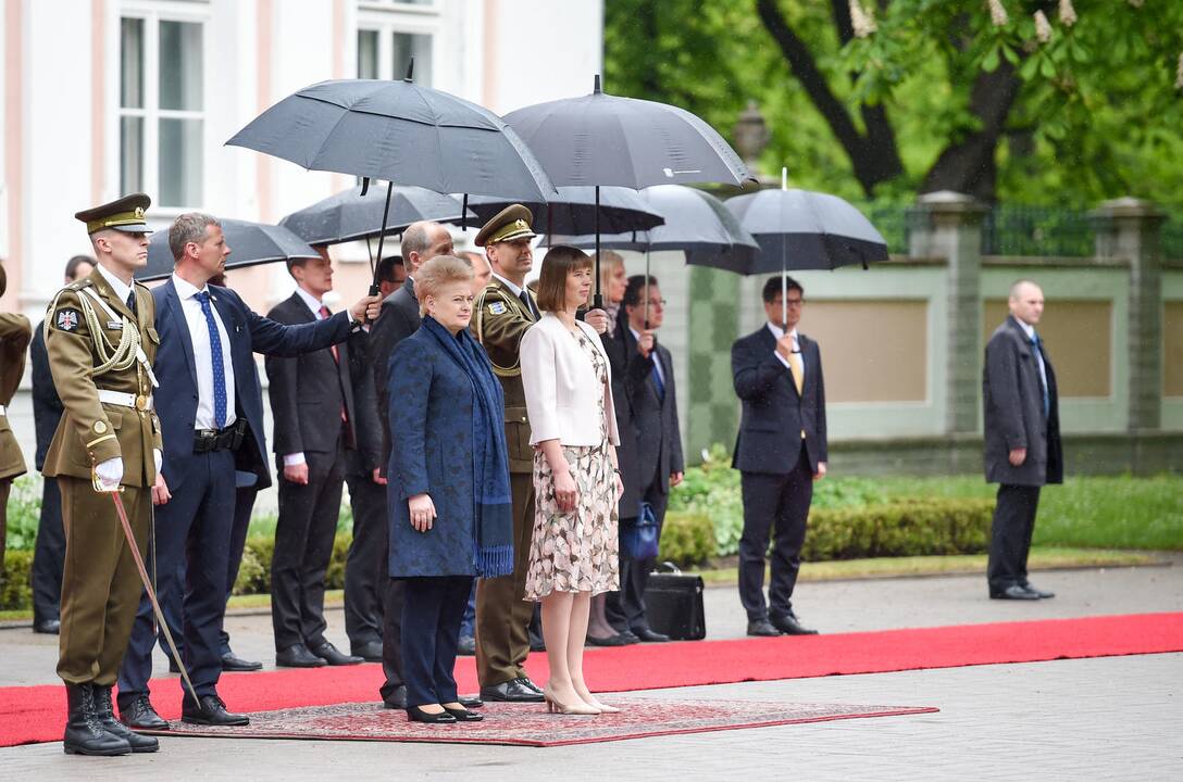 Taline susitiko dvi Baltijos šalių prezidentės