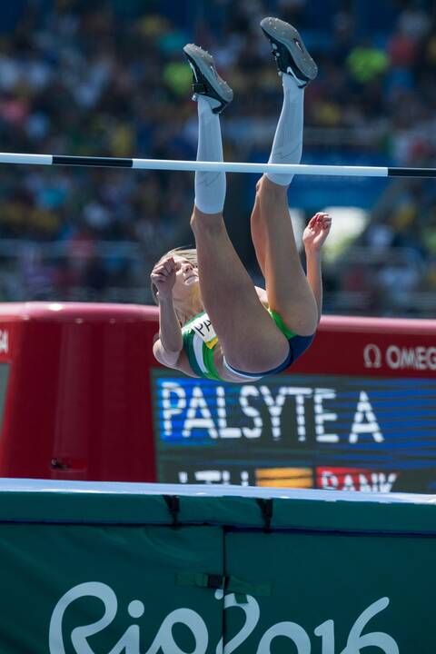 A. Palšytė – olimpiados šuolių į aukštį rungties finale