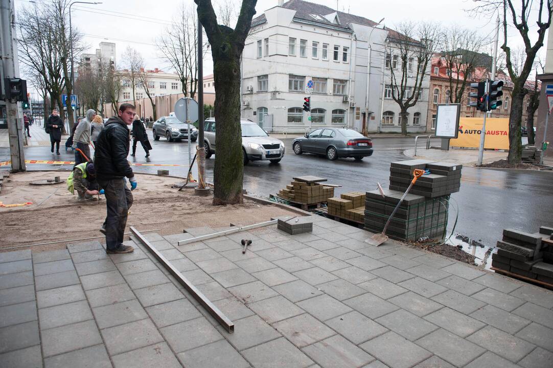 Atnaujintas eismas A. Mickevičiaus gatvėje