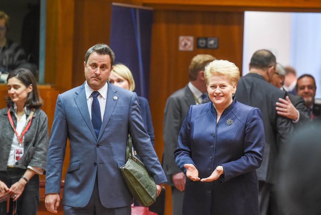 Prezidentė dalyvauja Europos Vadovų Tarybos posėdyje