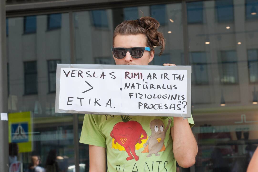 Vištų gynėjų protestas Kaune