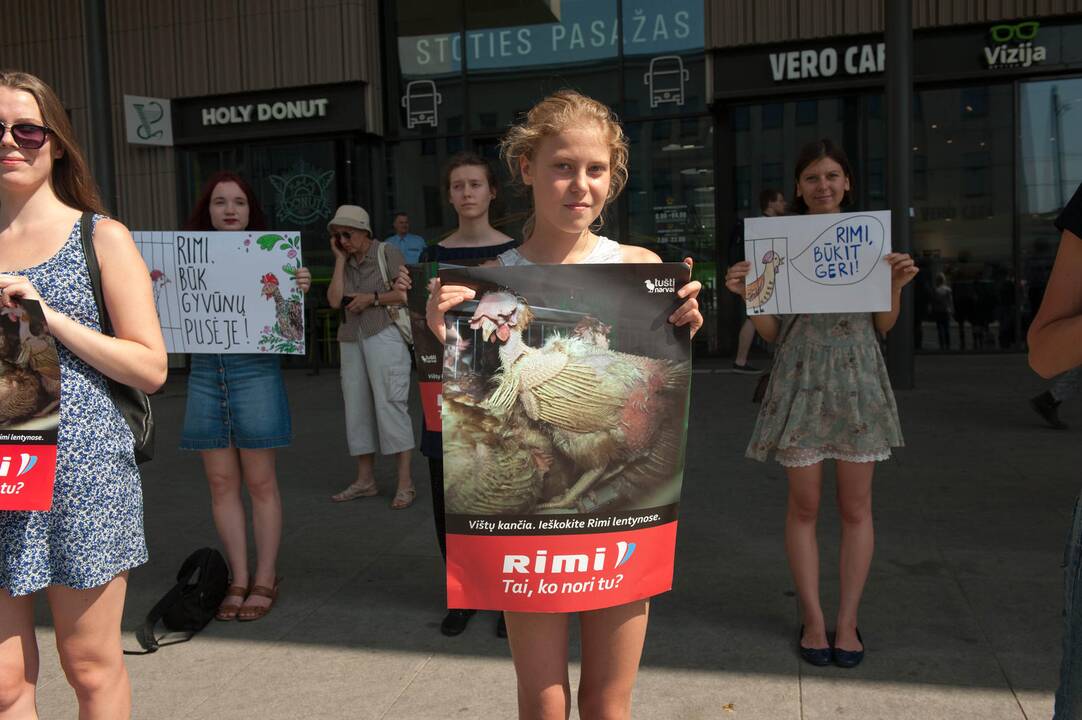 Vištų gynėjų protestas Kaune