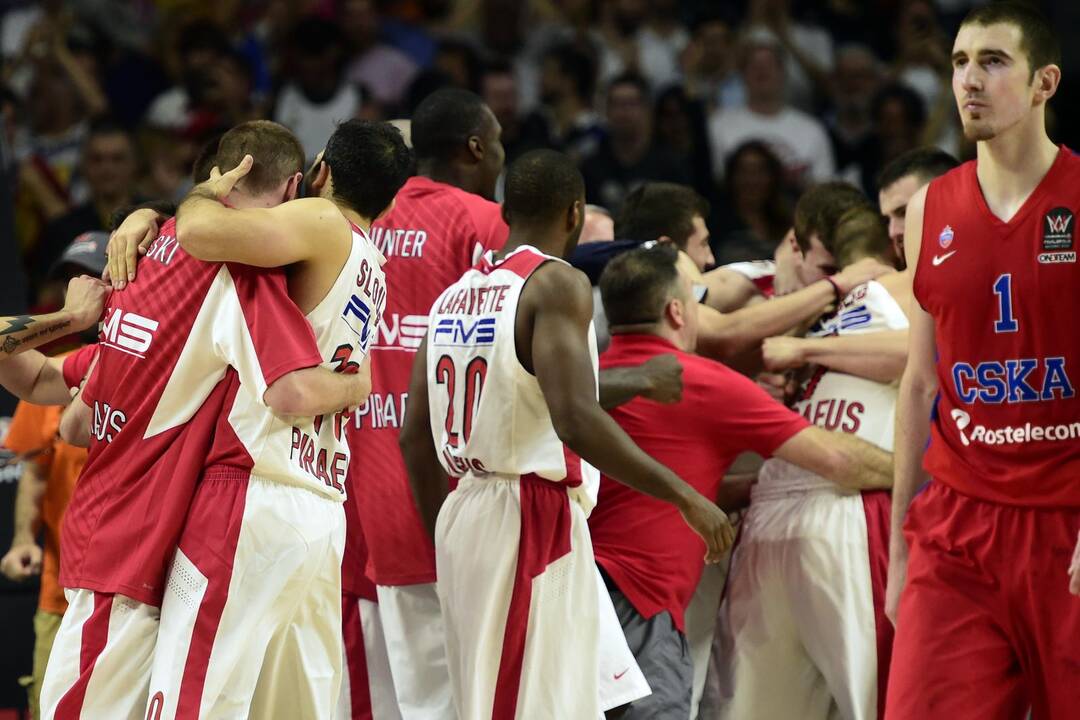 Eurolygos pusfinalis: CSKA - "Olympiacos"