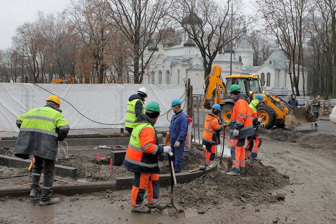 Kauno autobusų stotyje dar verda darbai