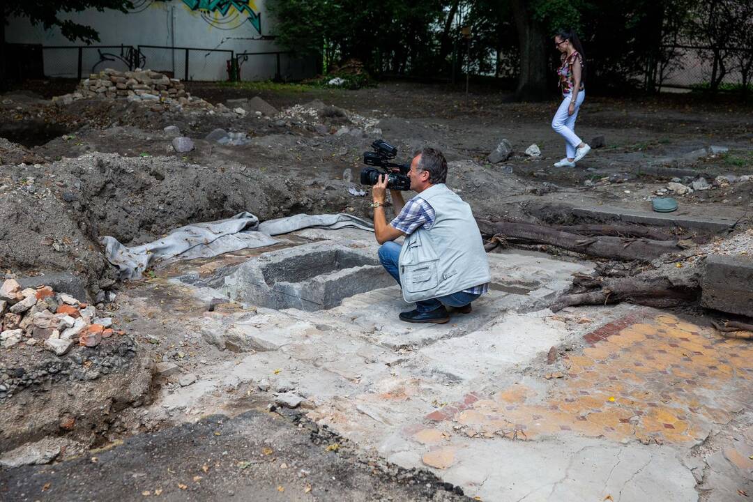 Didžiosios sinagogos archeologiniai radiniai