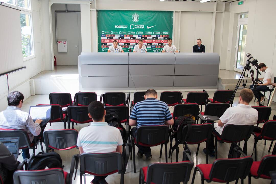 Vilniaus „Žalgirio“ spaudos konferencija