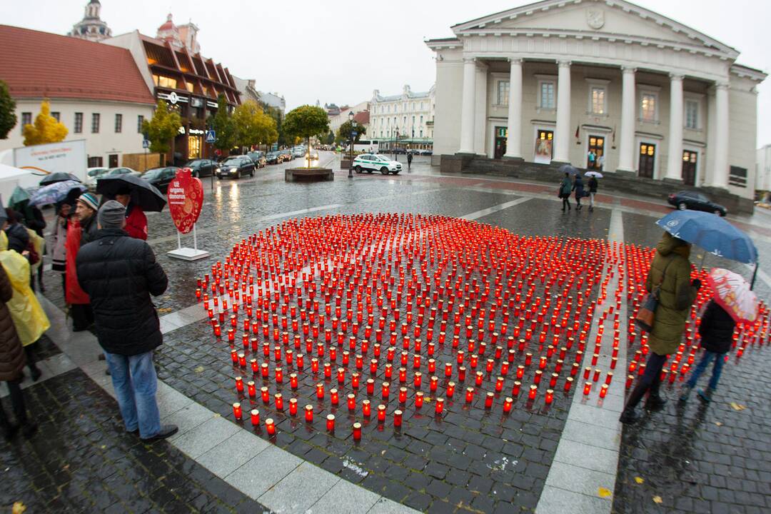 Akcija organų donorams Vilniuje