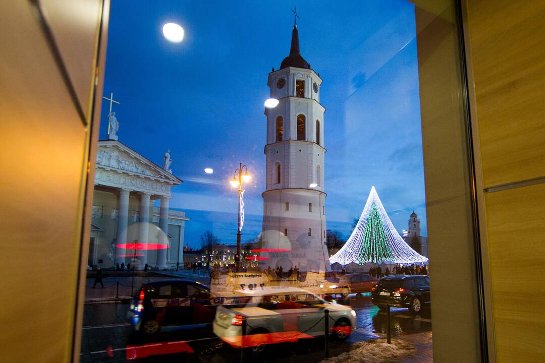 Puošnioji sostinės Kalėdų žaliaskarė