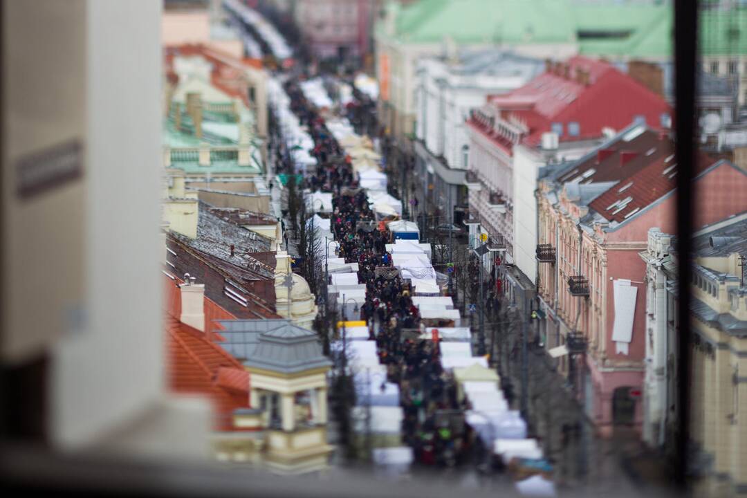 Kaziuko mugės dalyvių lietus neišgąsdino