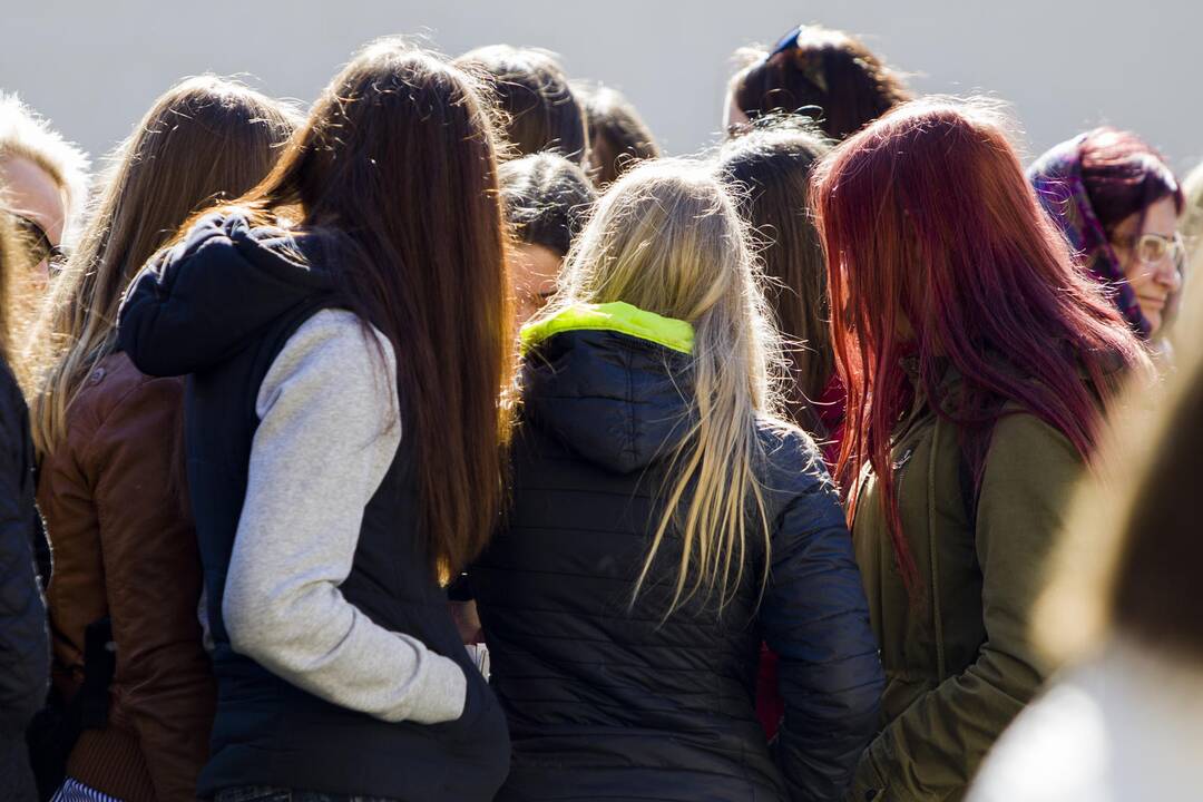 Protestas prieš mokslo metų ilginimą