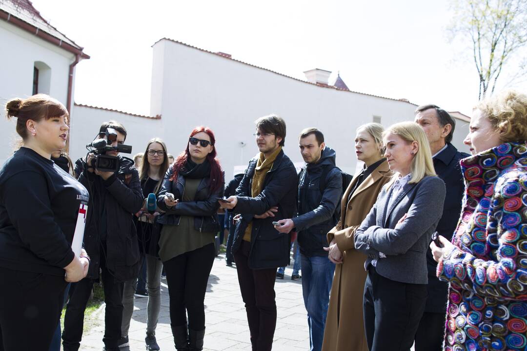 Edukologijos universiteto studentai surengė piketą