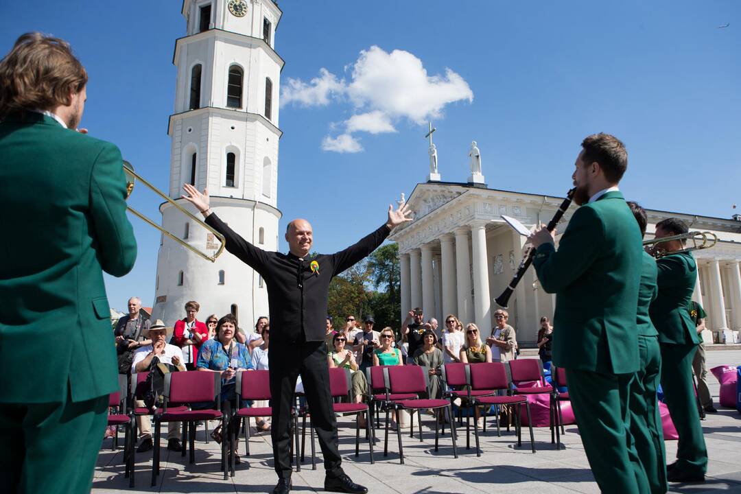 Dainų šventės spaudos konferencija