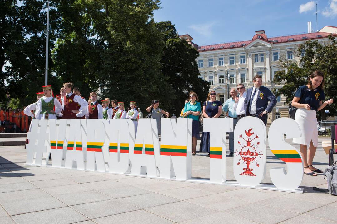 Dainų šventės spaudos konferencija