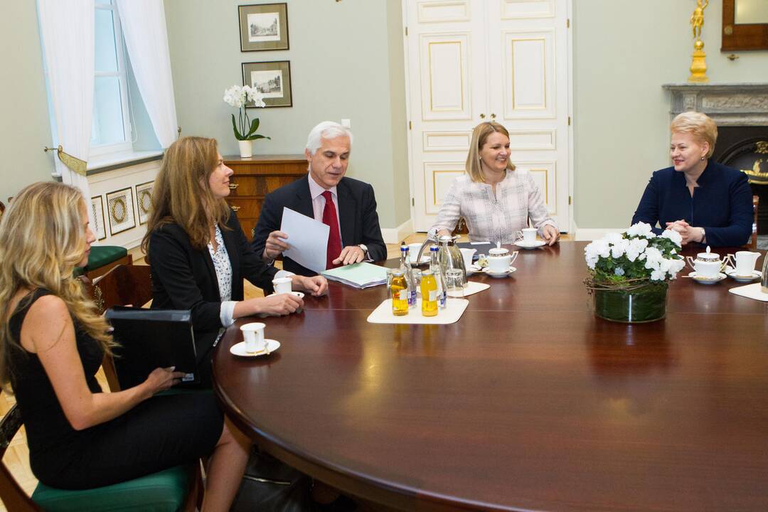 Prezidentė susitiko su EBPO delegacija