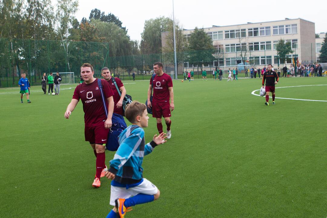 Senvagės gimnazijos stadiono atidarymas