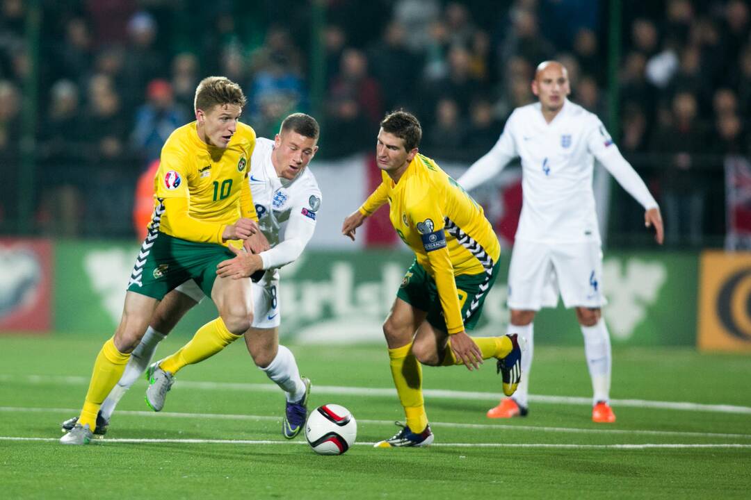 Europos futbolo čempionato atranka: Lietuva - Anglija