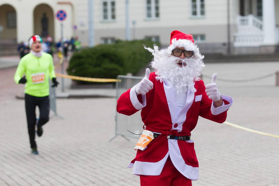 40-asis kalėdinis bėgimas Vilniuje