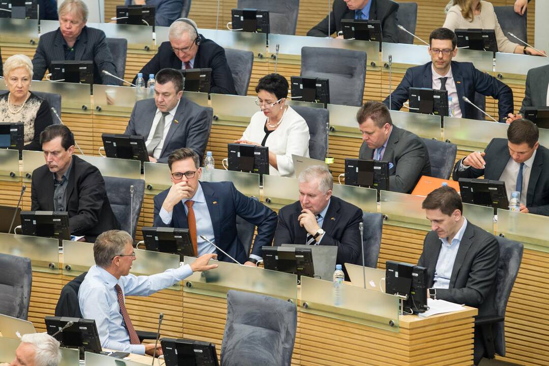 Seimas balsavo dėl interpeliacijos K. Trečiokui