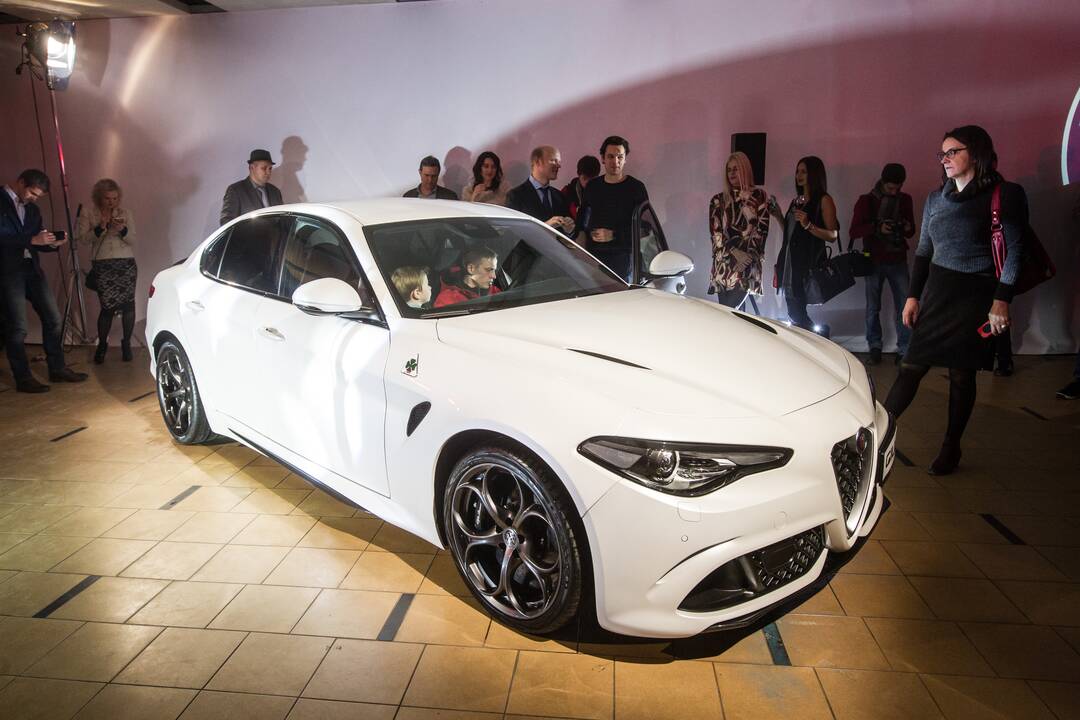 Naujojo „Alfa Romeo“ sedano „Giulia“ pristatymas