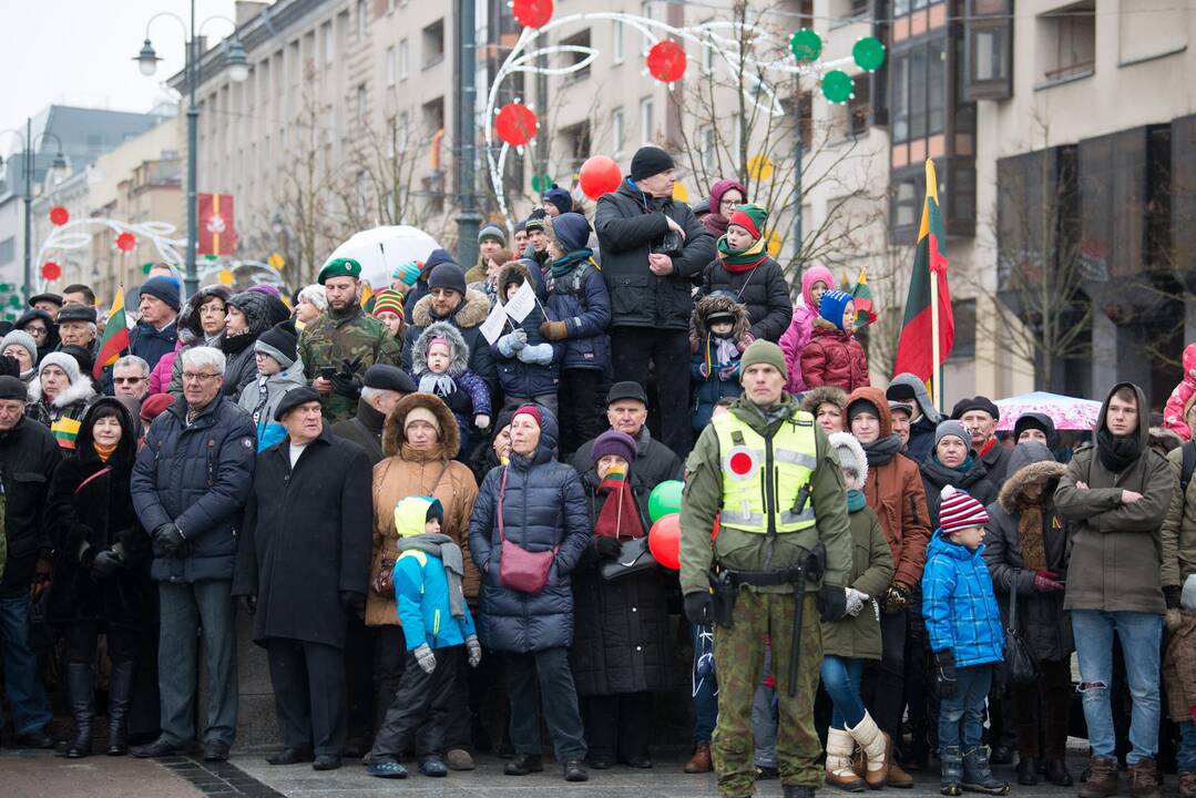 Vėliavų pakėlimo ceremonija Kovo 11-osios proga