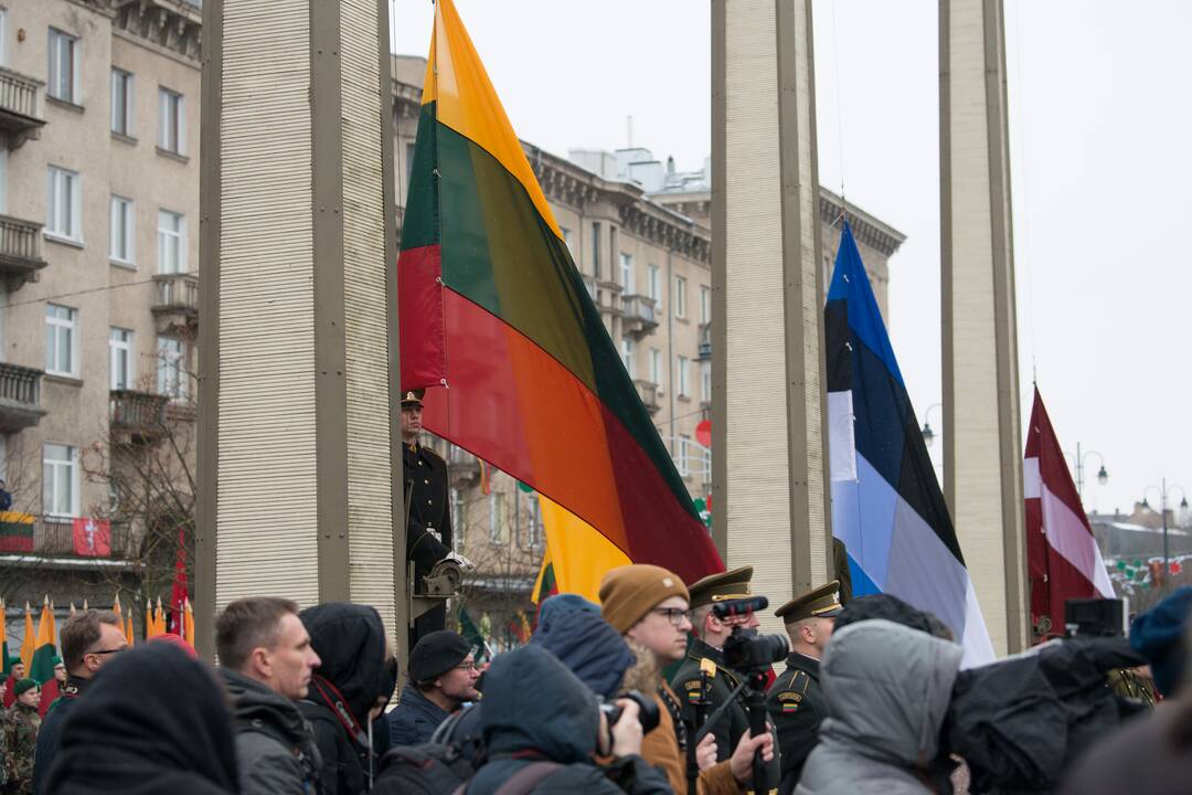 Vėliavų pakėlimo ceremonija Kovo 11-osios proga