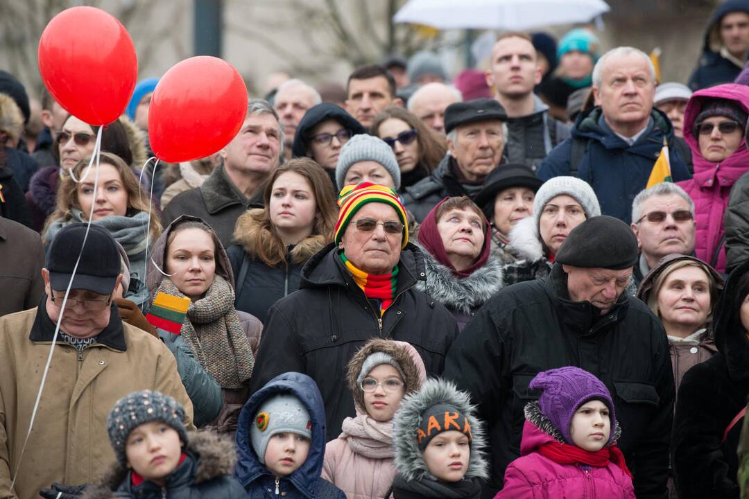 Vėliavų pakėlimo ceremonija Kovo 11-osios proga