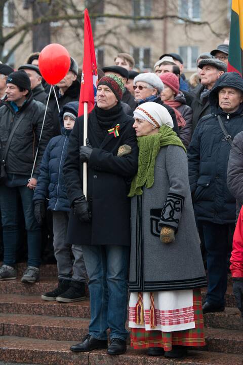 Vėliavų pakėlimo ceremonija Kovo 11-osios proga