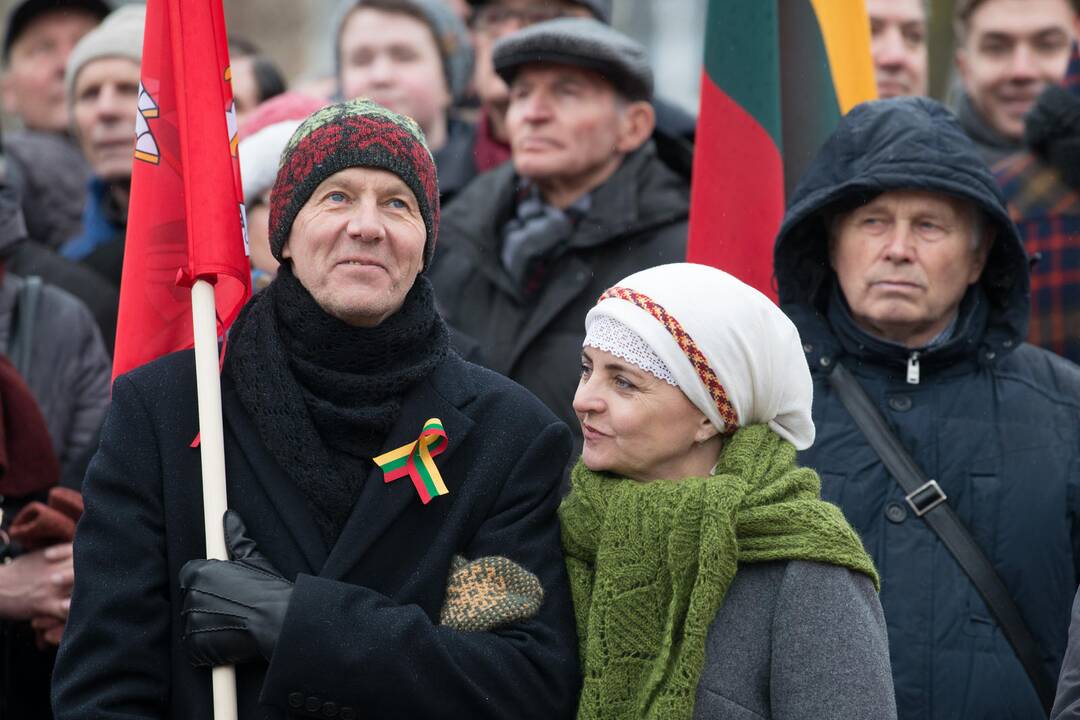 Vėliavų pakėlimo ceremonija Kovo 11-osios proga