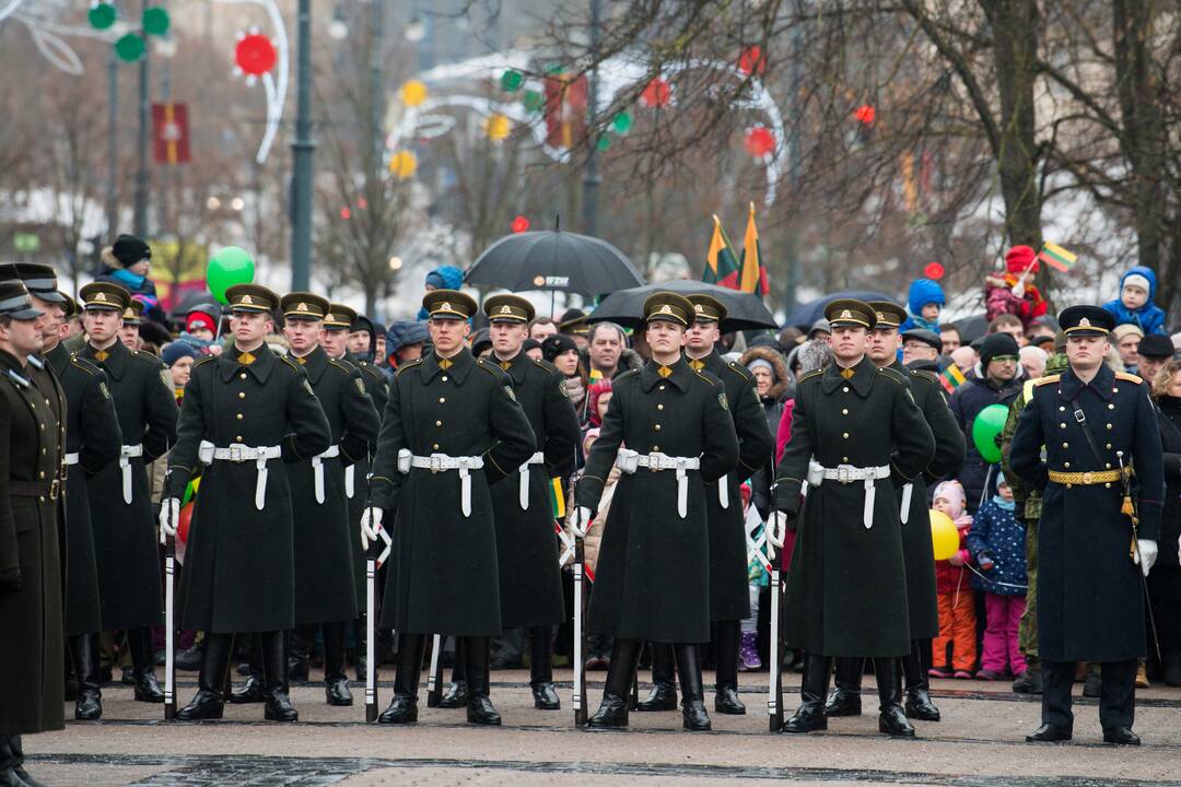 Vėliavų pakėlimo ceremonija Kovo 11-osios proga