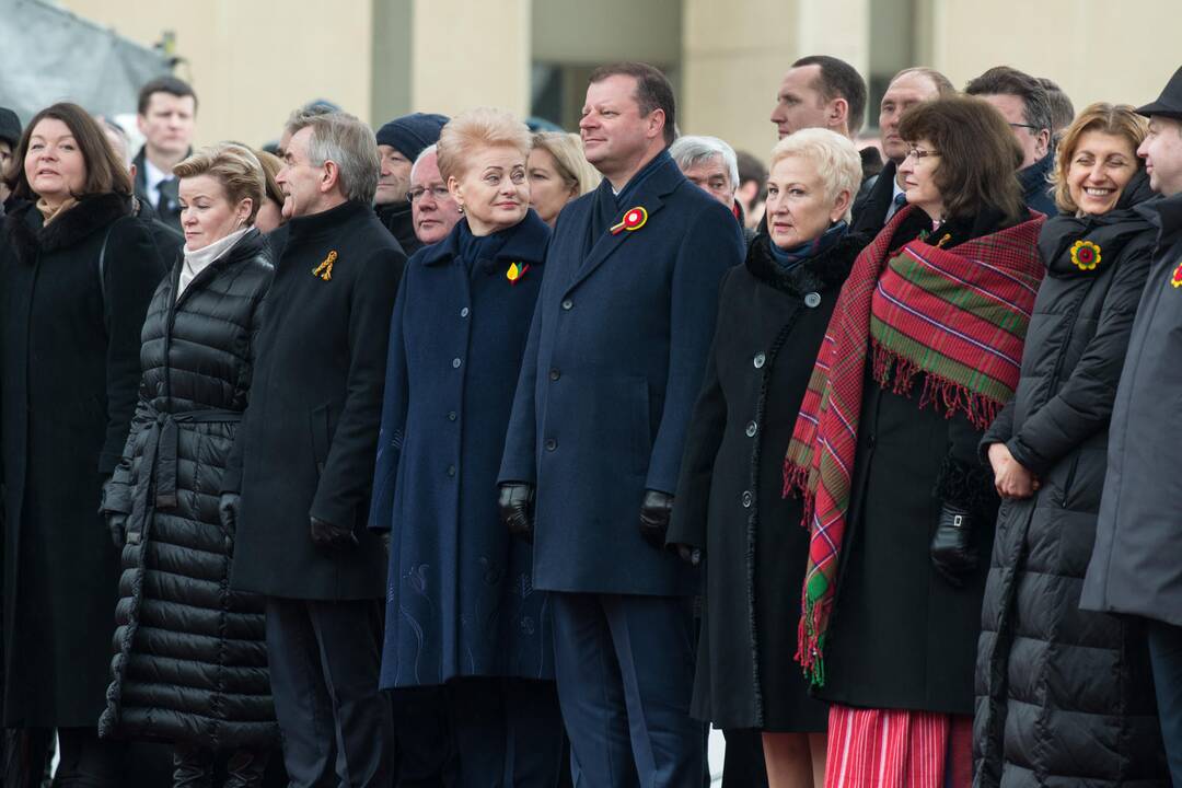 Vėliavų pakėlimo ceremonija Kovo 11-osios proga