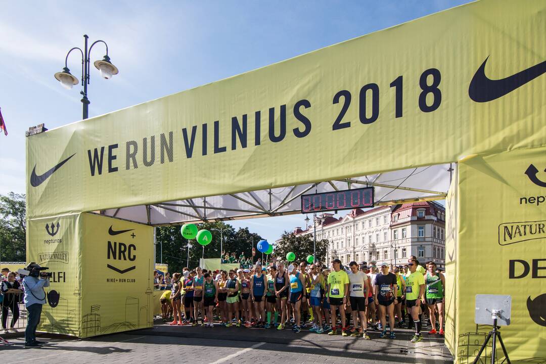 Vilniaus pusmaratonio bėgimas „We Run Vilnius“