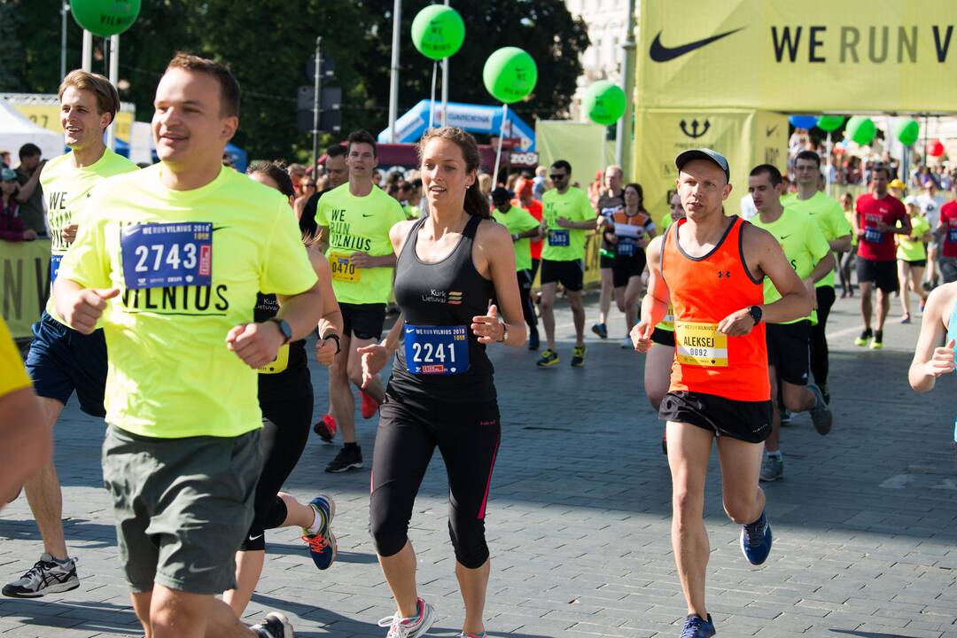 Vilniaus pusmaratonio bėgimas „We Run Vilnius“