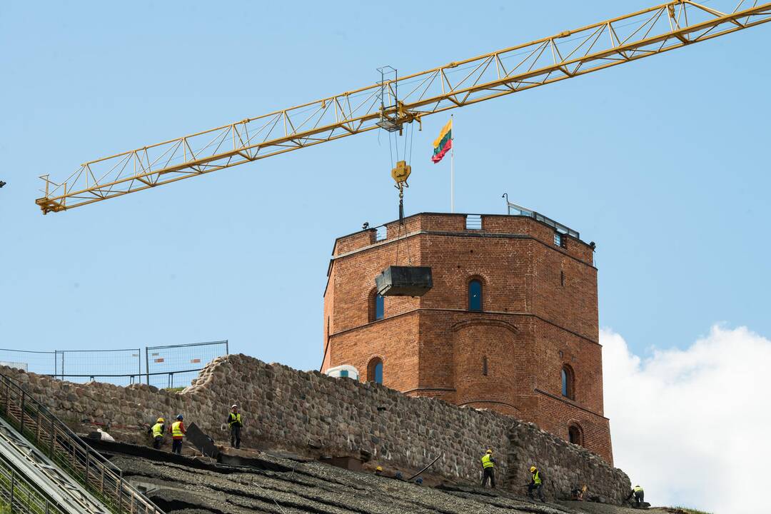 Spaudos konferencija dėl Gedimino kalno tvarkymo