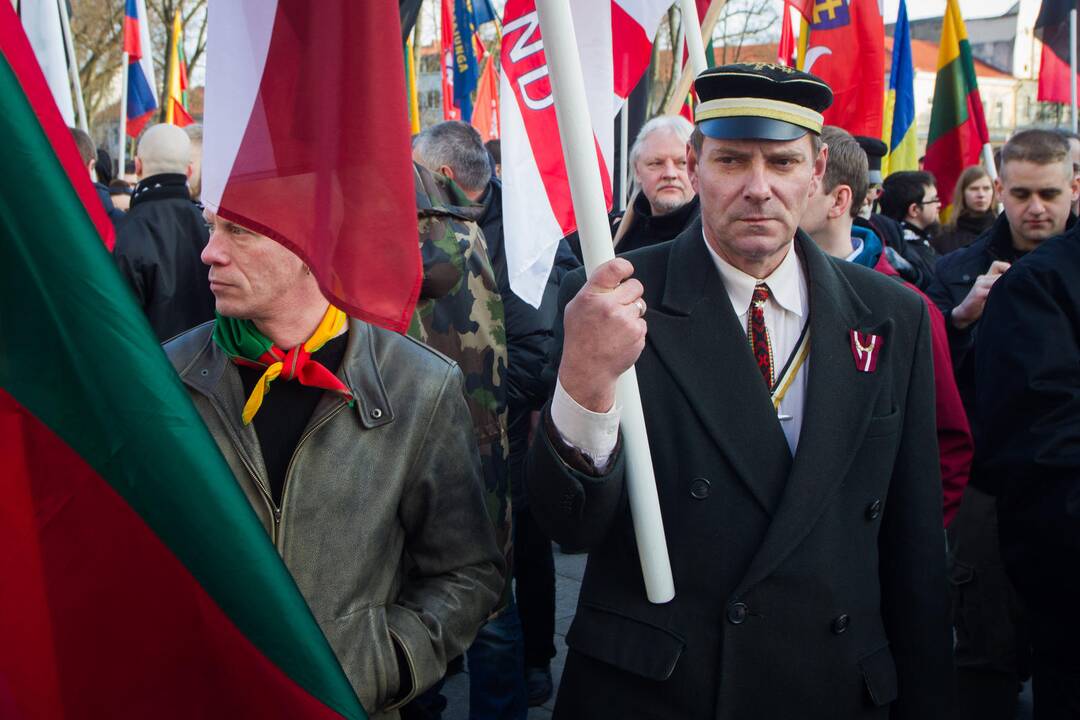 Patriotinės eitynės „Tėvynei“ sostinės Gedimino prospektu