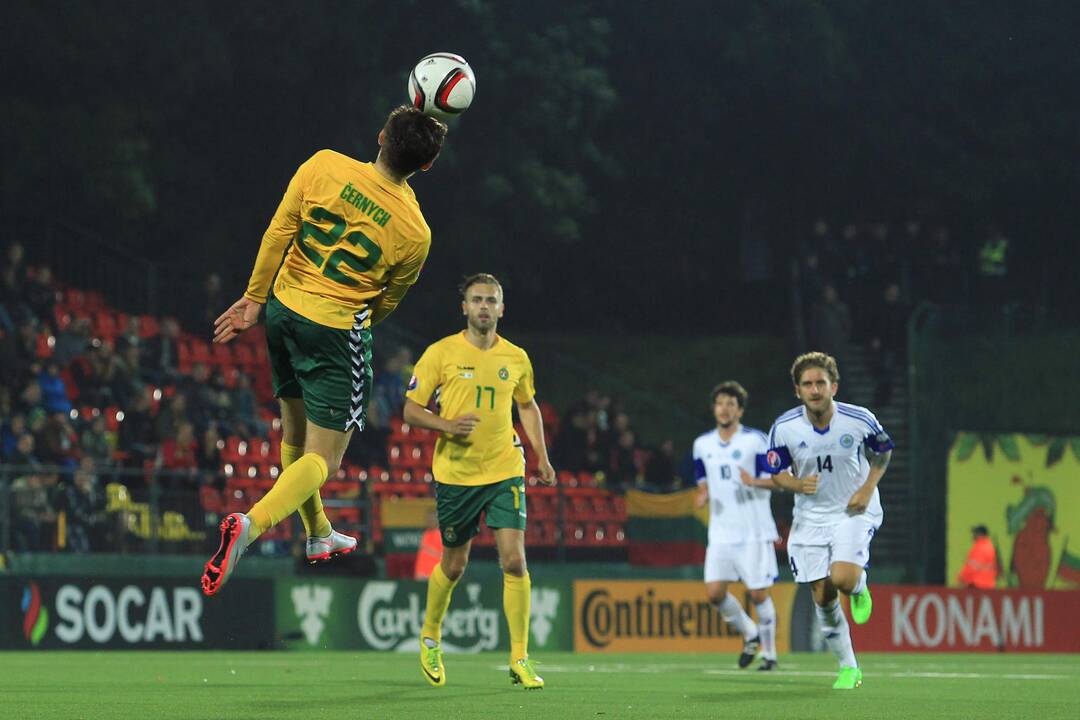 Europos futbolo čempionato atranka: Lietuva - San Marinas 2:1