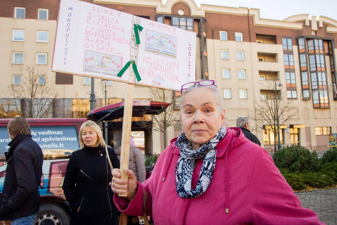 Prie Seimo – ūkininkų protestas