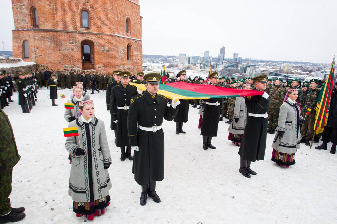 Iškilminga Lietuvos vėliavos pakėlimo ceremonija