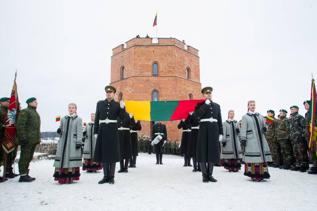 Iškilminga Lietuvos vėliavos pakėlimo ceremonija