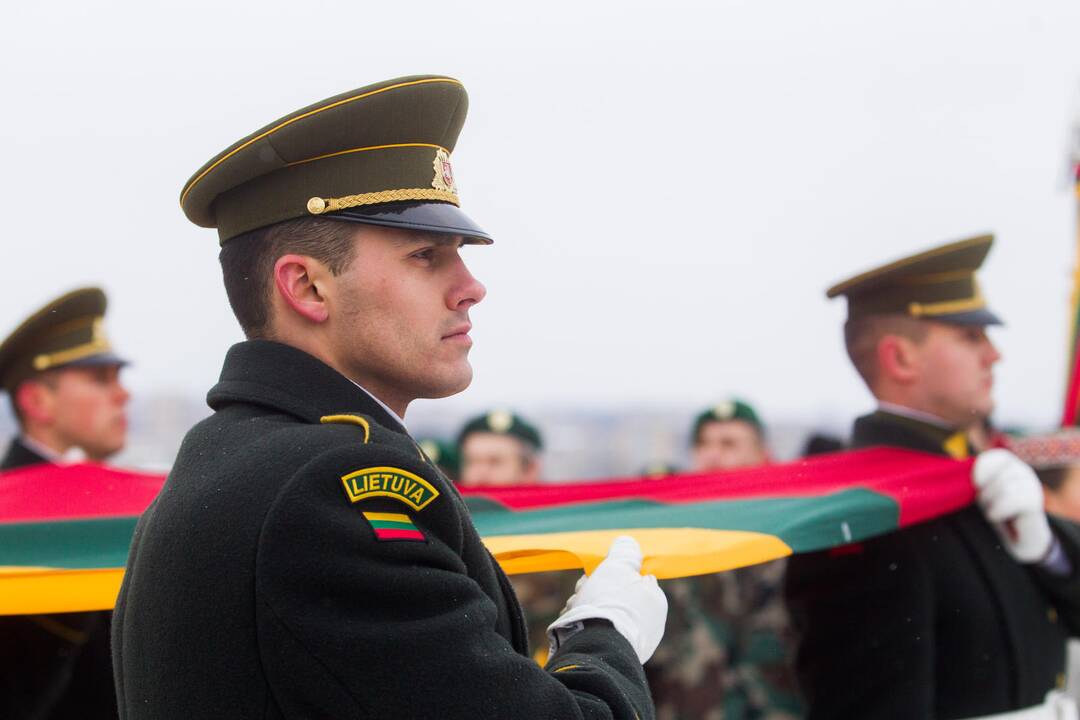 Iškilminga Lietuvos vėliavos pakėlimo ceremonija