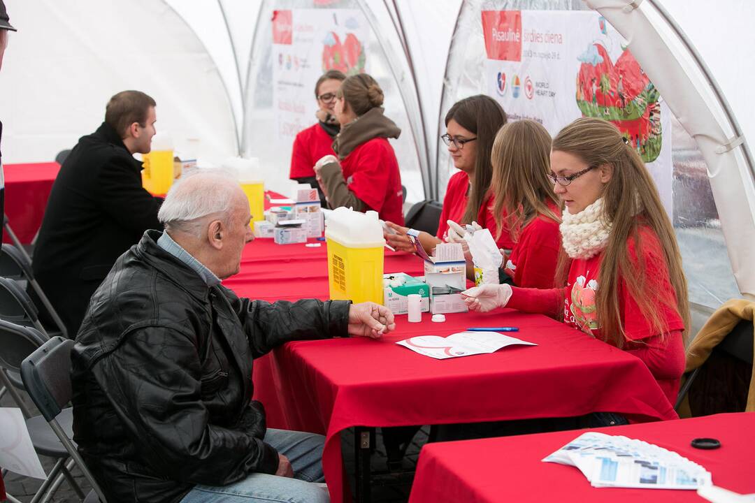 Pasaulinės širdies dienos šventė Vilniaus Rotušėje