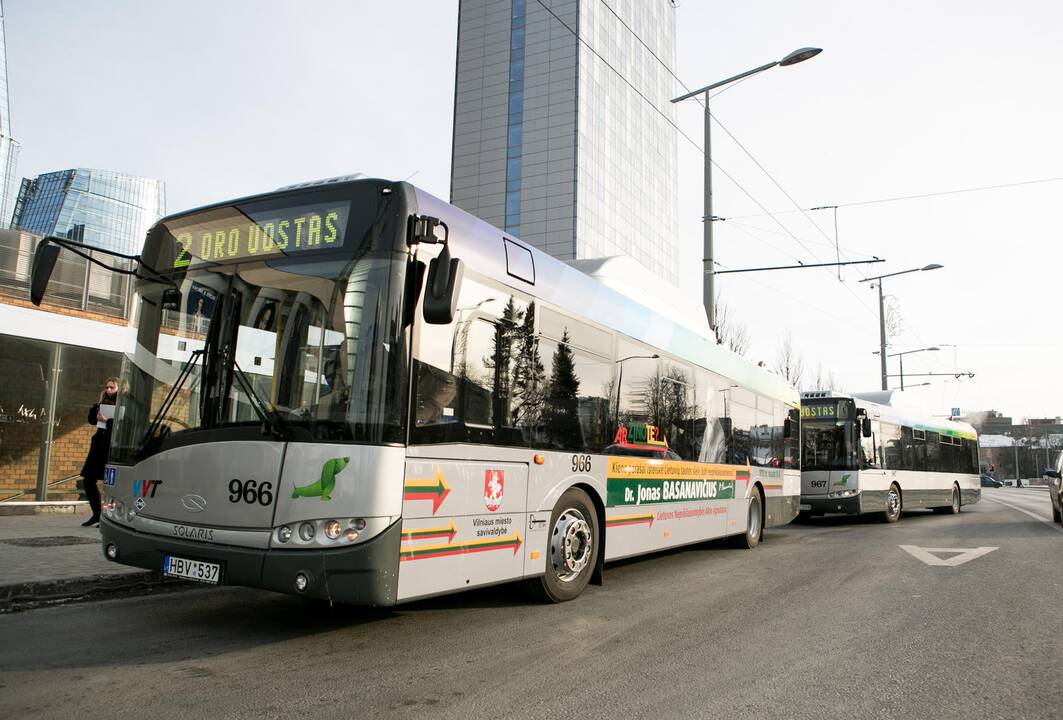 Į Vilniaus gatves išrieda nauji autobusai